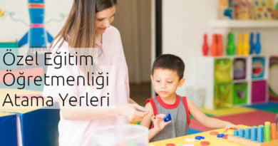 özel eğitim atama yerleri 2019 2020