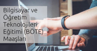 bilgisayar öğretmenliği maaşları