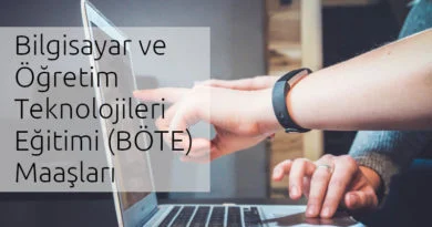 bilgisayar öğretmenliği maaşları