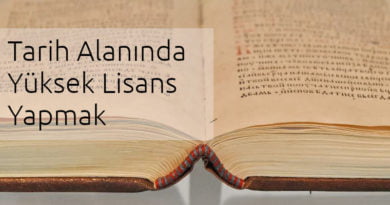 tarih bölümü yüksek lisans