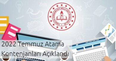 2022 atama kontenjan